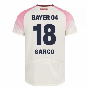 Sarco #18 Fotbalové Dresy Bayer 04 Leverkusen 2025-26 Venkovní Dres Mužské