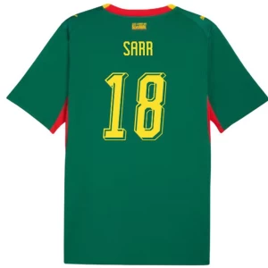 Sarr #18 Fotbalové Dresy Senegal Mistrovství Světa 2026 Venkovní Dres Mužské