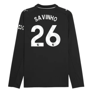 Savinho #26 Fotbalové Dresy Manchester City 2025-26 Venkovní Dres Mužské Dlouhý Rukáv