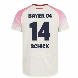 Schick #14 Fotbalové Dresy Bayer 04 Leverkusen 2025-26 Venkovní Dres Mužské