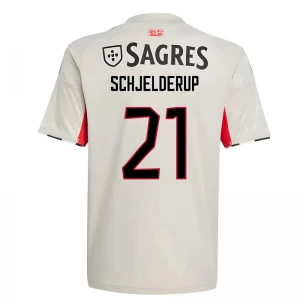 Schjelderup #21 Fotbalové Dresy SL Benfica 2025-26 Venkovní Dres Mužské