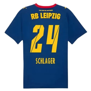 Schlager #24 Fotbalové Dresy RB Leipzig 2025-26 Venkovní Dres Mužské