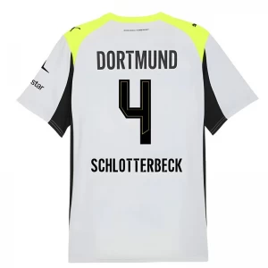 Schlotterbeck #4 Fotbalové Dresy BVB Borussia Dortmund 2025-26 Venkovní Dres Mužské
