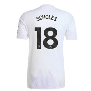 Scholes #18 Fotbalové Dresy Manchester United 2025-26 Venkovní Dres Mužské