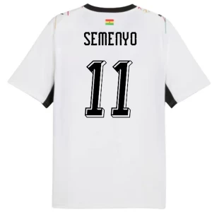 Semenyo #11 Fotbalové Dresy Ghana Mistrovství Světa 2026 Domácí Dres Mužské