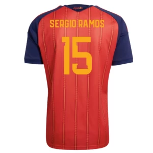 Sergio Ramos #15 Fotbalové Dresy Španělsko Mistrovství Světa 2026 Domácí Dres Mužské