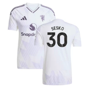 Sesko #30 Fotbalové Dresy Manchester United 2025-26 Venkovní Dres Mužské