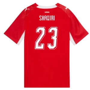 Shaqiri #23 Fotbalové Dresy Švýcarsko Mistrovství Světa 2026 Domácí Dres Mužské