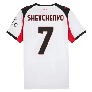 Shevchenko #7 Fotbalové Dresy AC Milan 2025-26 Venkovní Dres Mužské