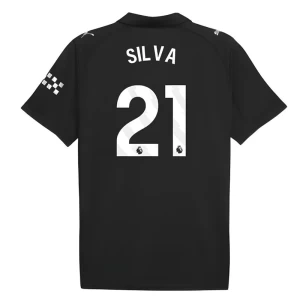 Silva #21 Fotbalové Dresy Manchester City 2025-26 Venkovní Dres Mužské