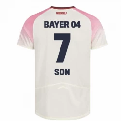 Son Heung-min #7 Fotbalové Dresy Bayer 04 Leverkusen 2025-26 Venkovní Dres Mužské