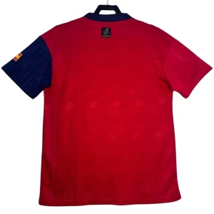 Španělsko Retro Dres 1996 Domácí Mužské