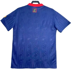 Španělsko Retro Dres 1996 Venkovní Mužské