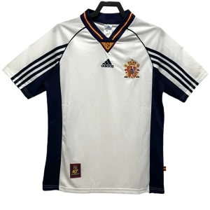 Španělsko Retro Dres 1998 Venkovní Mužské