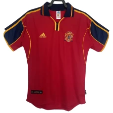 Španělsko Retro Dres 2000 Domácí Mužské