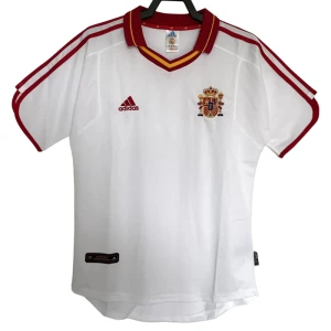 Španělsko Retro Dres 2000 Venkovní Mužské