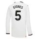 Stones #5 Fotbalové Dresy Manchester City 2023-24 Venkovní Dres Mužské Dlouhý Rukáv