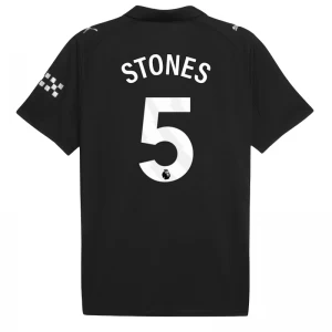 Stones #5 Fotbalové Dresy Manchester City 2025-26 Venkovní Dres Mužské