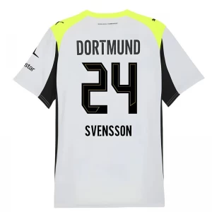 Svensson #24 Fotbalové Dresy BVB Borussia Dortmund 2025-26 Venkovní Dres Mužské