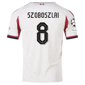 Szoboslai #8 Fotbalové Dresy Liverpool FC 2025-26 Champions League Venkovní Dres Mužské