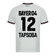 Tapsoba #12 Fotbalové Dresy Bayer 04 Leverkusen 2023-24 Venkovní Dres Mužské