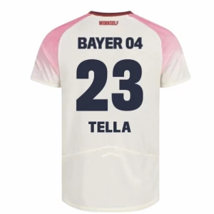 Tella #23 Fotbalové Dresy Bayer 04 Leverkusen 2025-26 Venkovní Dres Mužské