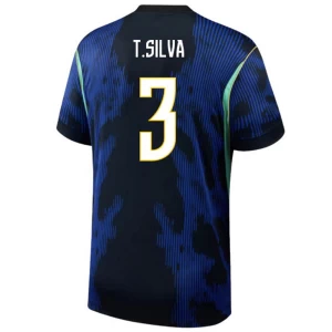 Thiago Silva #3 Fotbalové Dresy Brazílie Mistrovství Světa 2026 Venkovní Dres Mužské