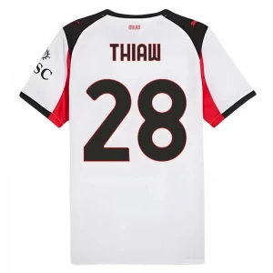 Thiaw #28 Fotbalové Dresy AC Milan 2025-26 Venkovní Dres Mužské