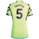 Thomas #5 Fotbalové Dresy Arsenal FC 2023-24 Venkovní Dres Mužské