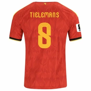 Tielemans #8 Fotbalové Dresy Belgie Mistrovství Světa 2026 Domácí Dres Mužské