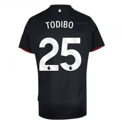 Todibo #25 Fotbalové Dresy West Ham United 2024-25 Venkovní Dres Mužské