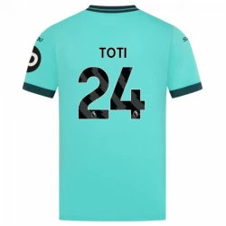 Toti #24 Fotbalové Dresy Wolverhampton Wanderers 2025-26 Venkovní Dres Mužské
