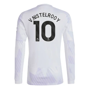 V. Nistelrooy #10 Fotbalové Dresy Manchester United 2025-26 Venkovní Dres Mužské Dlouhý Rukáv