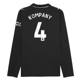 Vincent Kompany #4 Fotbalové Dresy Manchester City 2025-26 Venkovní Dres Mužské Dlouhý Rukáv