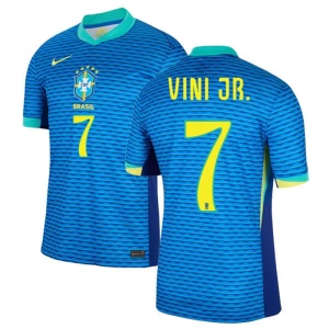 Vinicius Junior #7 Fotbalové Dresy Brazílie Copa America 2024 Venkovní Dres Mužské