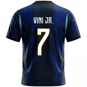 Vinicius Junior #7 Fotbalové Dresy Brazílie Mistrovství Světa 2026 Venkovní Dres Mužské