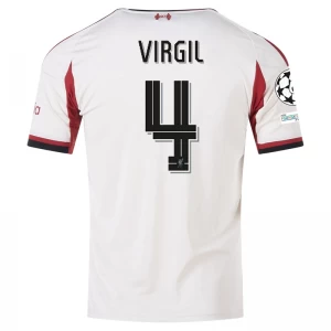 Virgil van Dijk #4 Fotbalové Dresy Liverpool FC 2025-26 Champions League Venkovní Dres Mužské