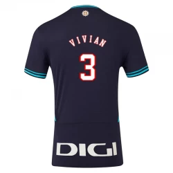 Vivian #3 Fotbalové Dresy Athletic Club Bilbao 2025-26 Venkovní Dres Mužské