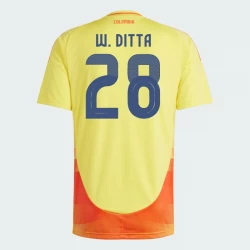 W. Ditta #28 Fotbalové Dresy Kolumbie Copa America 2024 Domácí Dres Mužské