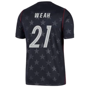 Weah #21 Fotbalové Dresy Spojené Státy Americké Mistrovství Světa 2026 Venkovní Dres Mužské