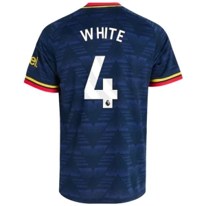 White #4 Fotbalové Dresy Arsenal FC 2026-27 Venkovní Dres Mužské