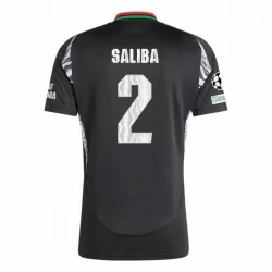 William Saliba #2 Fotbalové Dresy Arsenal FC 2024-25 UCL Venkovní Dres Mužské