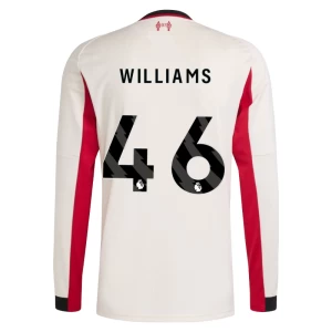 Williams #46 Fotbalové Dresy Liverpool FC 2025-26 Venkovní Dres Mužské Dlouhý Rukáv