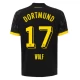 Wolf #17 Fotbalové Dresy BVB Borussia Dortmund 2023-24 Venkovní Dres Mužské