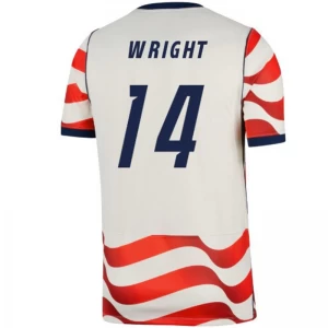 Wright #14 Fotbalové Dresy Spojené Státy Americké Mistrovství Světa 2026 Domácí Dres Mužské