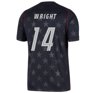 Wright #14 Fotbalové Dresy Spojené Státy Americké Mistrovství Světa 2026 Venkovní Dres Mužské