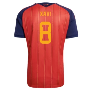 Xavi #8 Fotbalové Dresy Španělsko Mistrovství Světa 2026 Domácí Dres Mužské