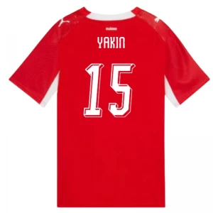 Yakin #15 Fotbalové Dresy Švýcarsko Mistrovství Světa 2026 Domácí Dres Mužské