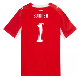 Yann Sommer #1 Fotbalové Dresy Švýcarsko Mistrovství Světa 2026 Domácí Dres Mužské