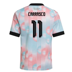 Yannick Carrasco #11 Fotbalové Dresy Belgie Mistrovství Světa 2026 Venkovní Dres Mužské